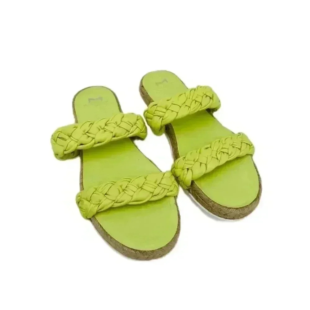 Marc Fisher | Jaimee Slides | Espadrille | Citron | Size 7.5 - Picture 1 of 10